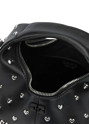 Hobo mini heart Black C1040015 Ganni 